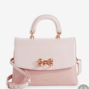 Ted Baker London - looped bow lady satchel - light pink